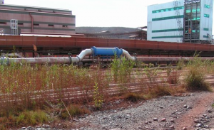 Figure 1: In-Line Guard Screen installation on an iron ore mine