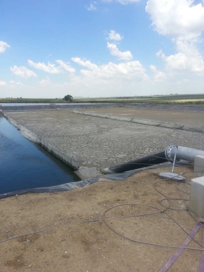Figure 1: Waste water dam treatment